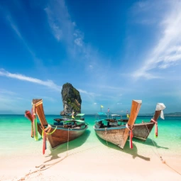 Boats in Poda Island
